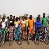 Don de vélos aux lauréats du 1er Brevet des collèges à Boussoum